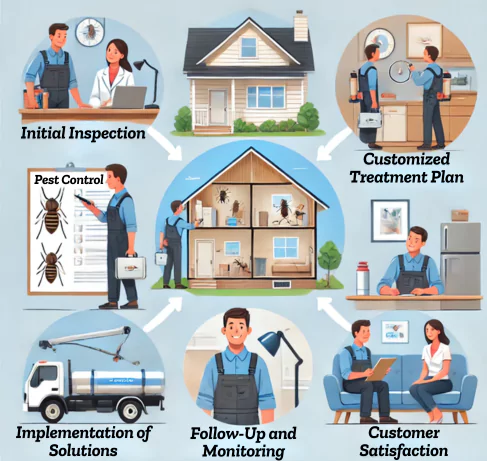 Process of Pest Control Services in Carlton